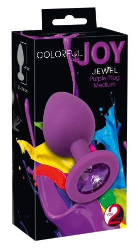 Artikelbild des Artikels “Colorful Joy Jewel Purple Plug “