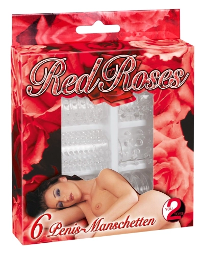 Artikelbild des Artikels “Red Roses Penismanschetten 6er “