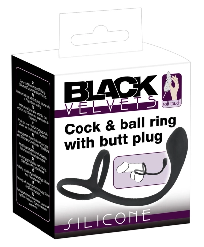 Artikelbild des Artikels “Black Velvets Cock + Ball ring “