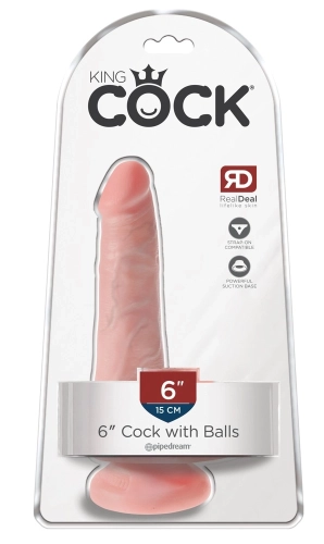 Artikelbild des Artikels “King Cock 6 Cock w Balls Light “