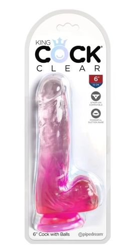 Artikelbild des Artikels “KingCockClear 6 with balls pink “