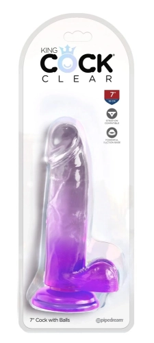 Artikelbild des Artikels “KingCockClear 7 with balls purple “