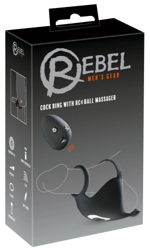 Artikelbild des Artikels “Rebel Cock ring with RC ball massager “