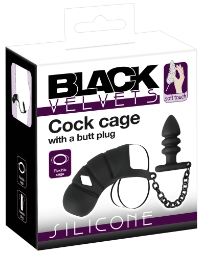 Artikelbild des Artikels “Black Velvets Cock cage with a “