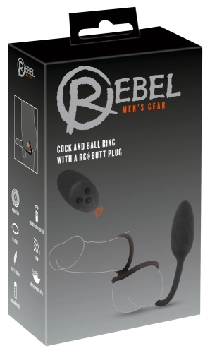 Artikelbild des Artikels “Rebel Cock&ball ring with a RC butt plug “