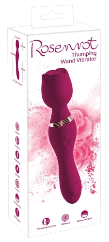 Artikelbild des Artikels “Rosenrot Thumping Wand Vibrator “