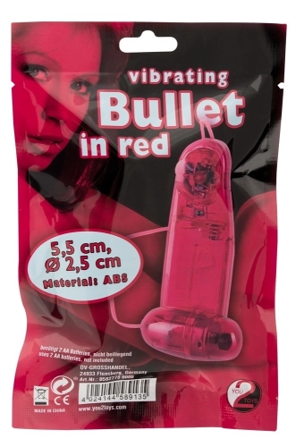 Artikelbild des Artikels “Vibrating Bullet red “