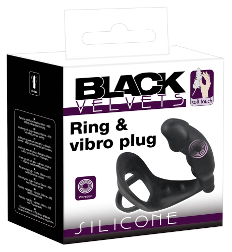 Artikelbild des Artikels “Black Velvets ring + vibro plug “
