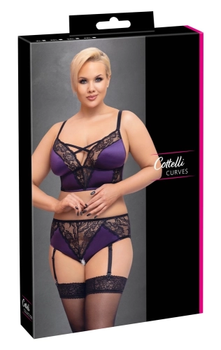 Artikelbild des Artikels “BH Set lila/schwarz “