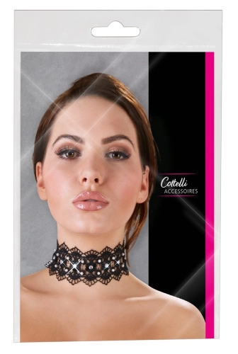 Artikelbild des Artikels “Stickereihalsband mit Strass “