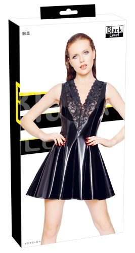 Artikelbild des Artikels “Lack Kleid mit Spitze “