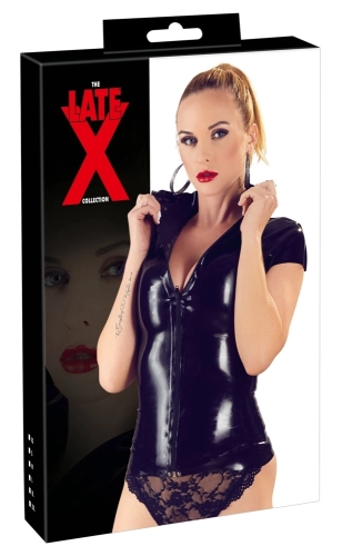 Artikelbild des Artikels “Latex Shirt Zip schwarz “