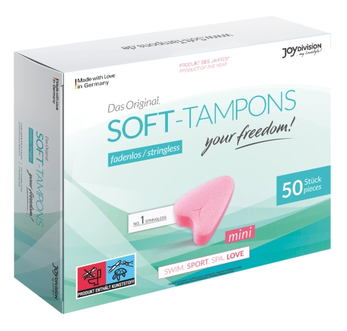 Artikelbild des Artikels “JOYDIV. Soft-Tampons Mini 50er Packung “