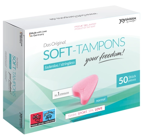 Artikelbild des Artikels “JOYDIV. Soft-Tampons 50er Packung “