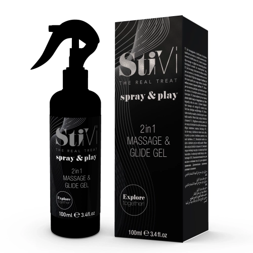 Artikelbild des Artikels “HOT StiVi - spray & play 2in1 Massage & Glide Gel 100ml “
