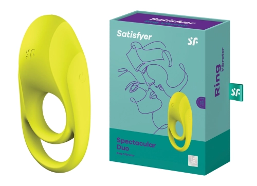 Artikelbild des Artikels “SATISFYER Spectacular Duo Ring Vibrator neon green “