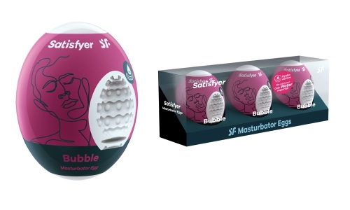 Artikelbild des Artikels “SATISFYER Men Masturbator Egg Bubble 3er Set “