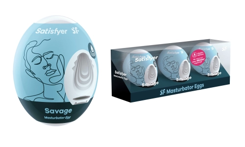 Artikelbild des Artikels “SATISFYER Men Masturbator Egg Savage 3er Set “