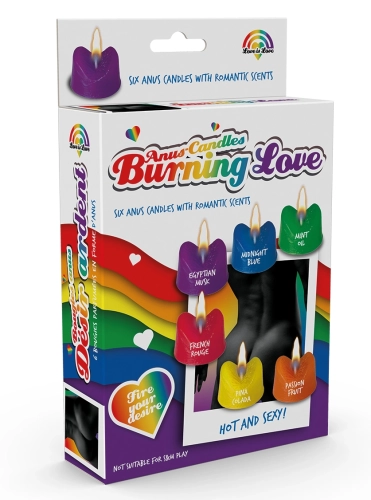 Artikelbild des Artikels “Rainbow Burning Love anus candles “