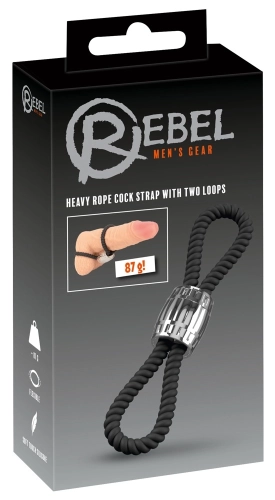 Artikelbild des Artikels “Rebel Heavy Rope Cock Strap 2L “