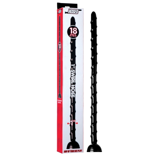 Artikelbild des Artikels “HOSED Swirl Hose 18' Dildo black (Ø 1') “