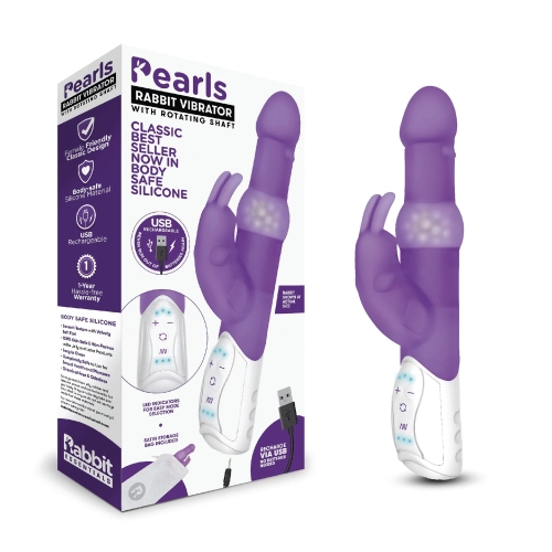 Artikelbild des Artikels “RABBIT ESSENTIALS Pearls with rotating shaft purple “