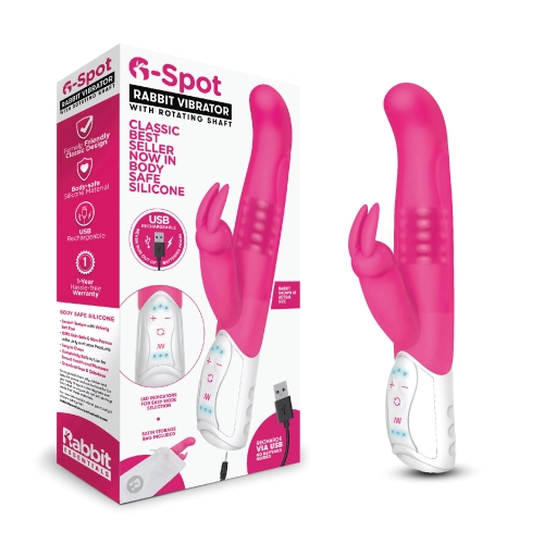 Artikelbild des Artikels “RABBIT ESSENTIALS G-Spot with rotating shaft pink “