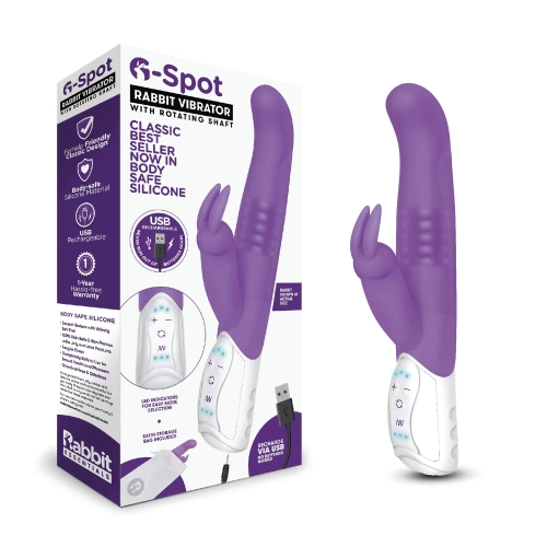 Artikelbild des Artikels “RABBIT ESSENTIALS G-Spot with rotating shaft purple “
