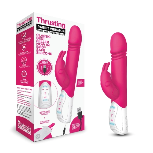 Artikelbild des Artikels “RABBIT ESSENTIALS Thrusting Rabbit with throbbing shaft pink “