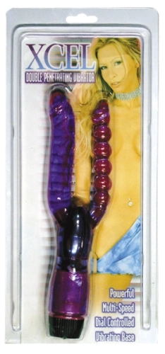 Artikelbild des Artikels “Xcel Doppel-Penisvibrator lila 25cm “