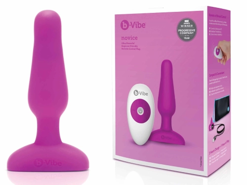 Artikelbild des Artikels “b-Vibe Novice Plug Fuchsia “
