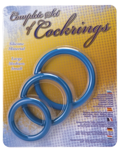 Artikelbild des Artikels “Set of Cockrings blue 35-40-50mm “