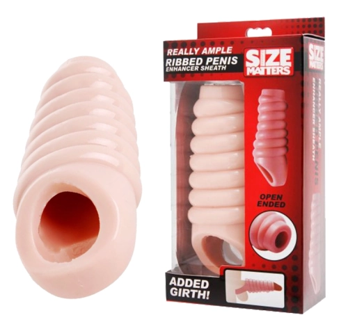 Artikelbild des Artikels “SIZE MATTERS Really Ample Ribbed Penis Sheath “