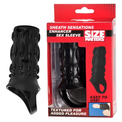 Artikelbild des Artikels “SIZE MATTERS Sheath Sensations Enhancer Sex Sleeve “