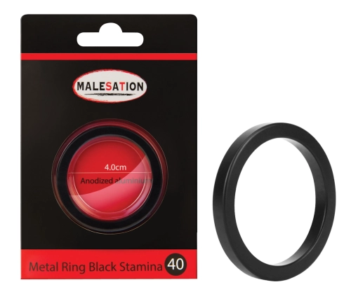 Artikelbild des Artikels “MALESATION Metal Ring Black Stamina 40 “