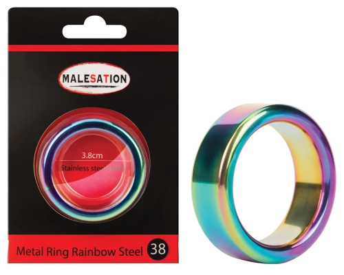 Artikelbild des Artikels “MALESATION Metal Ring Rainbow Steel 38 “