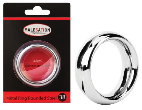 Artikelbild des Artikels “MALESATION Metal Ring Rounded Steel 38 “
