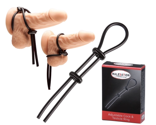 Artikelbild des Artikels “MALESATION Adjustable Cock & Testicle Ring “