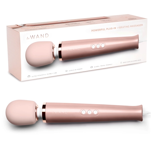 Artikelbild des Artikels “Le Wand Powerful Plug-In Vibrating Massager Rose Gold “