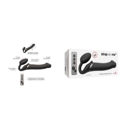 Artikelbild des Artikels “Strap-on-me Vibrating bendable strap-on black L “