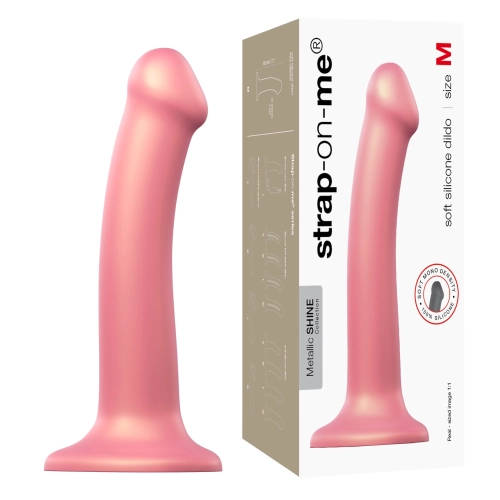 Artikelbild des Artikels “Strap-on-me Mono Density Dildo Rose Metallic Shine M “