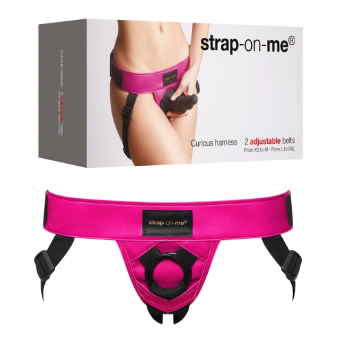 Artikelbild des Artikels “Strap-on-me Leatherette Harness Curious fuchsia “