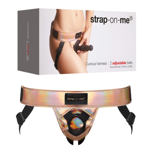 Artikelbild des Artikels “Strap-on-me Leatherette Harness Curious rose gold “