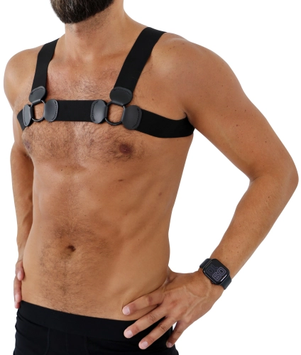 Artikelbild des Artikels “SAXOS PVC Brust Harness schwarz S/M “