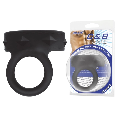 Artikelbild des Artikels “BLUE LINE C&B GEAR Silicone Duo Snap Cock & Ball Ring “