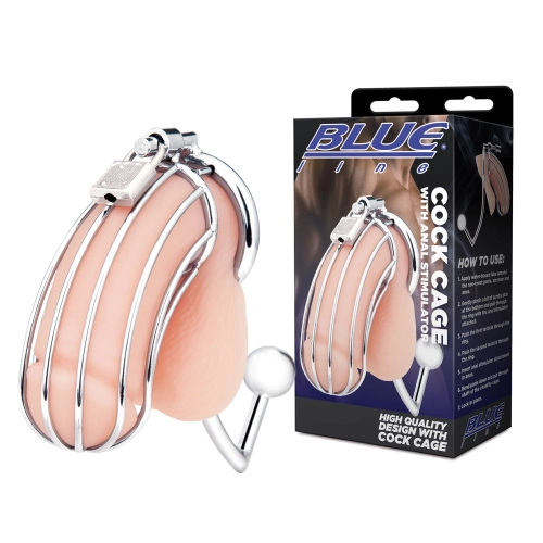 Artikelbild des Artikels “BLUE LINE C&B GEAR Cock Cage with Anal Stimulator “