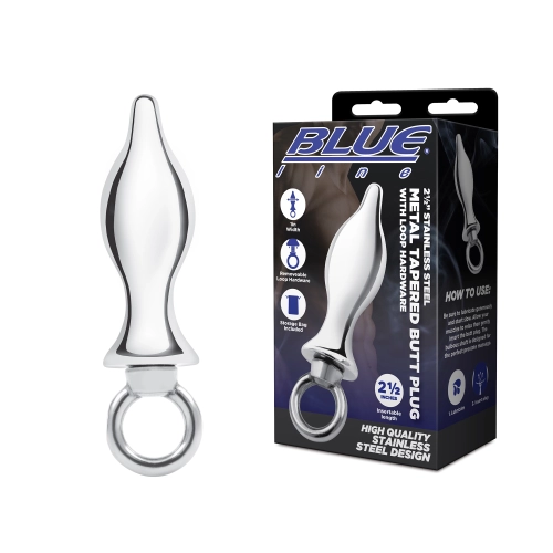 Artikelbild des Artikels “BLUE LINE C&B GEAR Stainless Steel Butt Plug with loop “