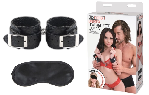 Artikelbild des Artikels “LUX FETISH Unisex Leatherette Cuffs - schwere Qualität “