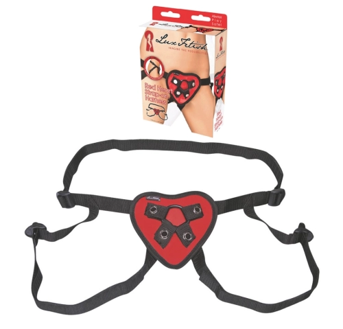 Artikelbild des Artikels “LUX FETISH Red Heart Strap-On Harness “