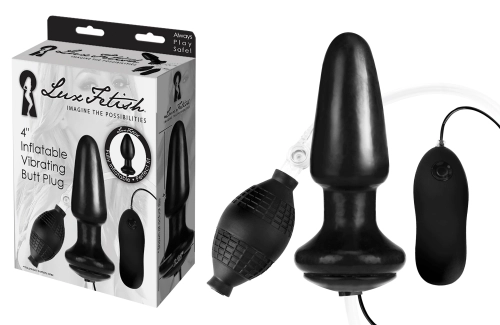 Artikelbild des Artikels “LUX FETISH 4' Inflatbale Vibrating Butt Plug “